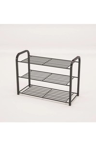 Wholesale 3 Tier Metal Black Waterproof <b>Shoe</b> <b>Rack</b> Cabinet Easy to Assemble Simple <b>Shoe</b> Organizer Home Furniture Office Furniture - Product Image 3