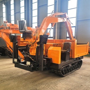 Multifunctionele Bouwmachines Mini Crawler Dumper Met Graver 5 Ton Kleine Rupsband Transporter Dumper Graafmachine - Product Image 2