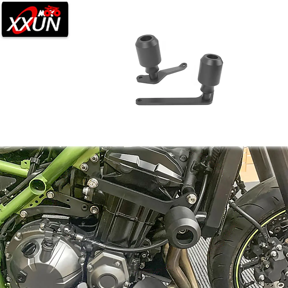 XXUN CNC 오토바이 떨어지는 충돌 방지 보호 가드 프레임 슬라이더 가와사키 Z900 Z 900 Z-900 2017-2022