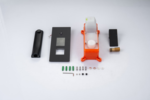 Tất Cả Các Đồng Treo Tường <span class=keywords><strong>LED</strong></span> Hiển Thị Nhiệt Độ Lưu Vực Vòi Nước Chậu Chậu Rửa Trộn Van Gốm Cảm Giác Lõi Vòi Nước Vòi Nước - Product Image 6