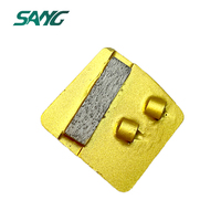 Plaquettes de meulage PCD Redi Lock, segmentées, pour le décapage d'époxy, de résine et de revêtements sur sols en béton, pour ponceuse.