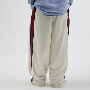 Custom Baggy Fit Track Pant Heavyweight Loose-fit <strong>Polyester</strong> Cotton <strong>Trackpants</strong> for Men - Product Image 3