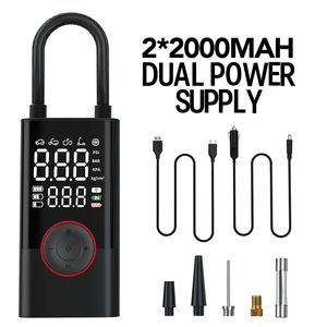 HF-005 2025 नवीनतम पोर्टेबल कार एयर पंप तेजी से मुद्रास्फीति कॉर्लेस एयर पंप डिजिटल डिस्प्ले दबाव मुद्रास्फीति - Product Image 3