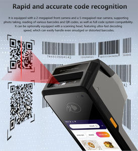 <span class=keywords><strong>Terminal</strong></span> <span class=keywords><strong>de</strong></span> point <span class=keywords><strong>de</strong></span> vente KT-V520 <span class=keywords><strong>de</strong></span> poche 2 Go <span class=keywords><strong>de</strong></span> RAM Wi-Fi double bande NFC pour les paiements sécurisés POS Mobile Écran HD 5 pouces pour la vente au détail - Product Image 3