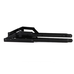 Cadre de support pour lit pliant en acier laminé à chaud noir, design minimaliste encastré, fonction de dissimulation, spécifications conventionnelles - Product Image 1