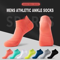 Offres Spéciales Chaussettes Courtes de Course en Coton pour Hommes, Décontractées, Athlétiques, Invisibles, à Motif en Maille, Personnalisables, Marque OEM