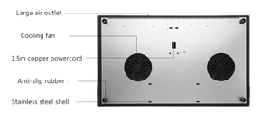 Cuiseur à <span class=keywords><strong>induction</strong></span> deux plaques intégré, certifié CE CB EMC KC, livraison gratuite - Product Image 3