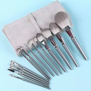 Juego de brochas de maquillaje suave de 14 piezas para principiantes, polvo suelto completo, sombra de ojos, colorete, resaltador, herramientas - Product Image 3