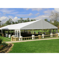 Tentes de réception en aluminium imperméables pour mariages, événements sportifs et fêtes en plein air 20x30m, toutes saisons, en PVC