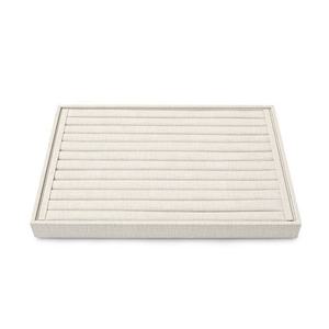 Bandeja de Madera Plana Funcional para Exhibición de Joyería en Mostrador, para Colgantes, Pendientes y Anillos, Apilable y Elegante - Product Image 1