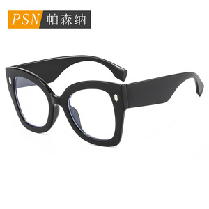 กรอบแว่นตา Psn Cat Eye แบบเต็มกรอบ ป้องกันแสงสีฟ้า แฟชั่นทันสมัย น้ำหนักเบา สำหรับทุกเพศ - Product Image 1