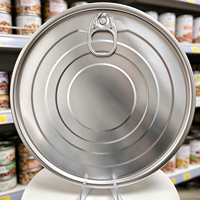 Vente en gros d'usine 603 #   Couvercle de boîte alimentaire de 153 mm de qualité alimentaire pour l'emballage de la nourriture sèche pour chats