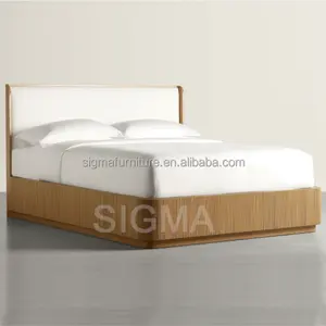 New Arrival Traditional Design King Size Wood Bedroom Bed Master Queen King Furniture Bed