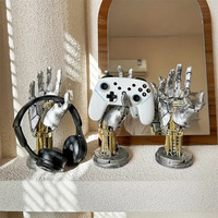 Support de contrôleur de jeu inspiré de la mécanique, support de casque, design artistique moderne, semi-fait main, décoration de bureau