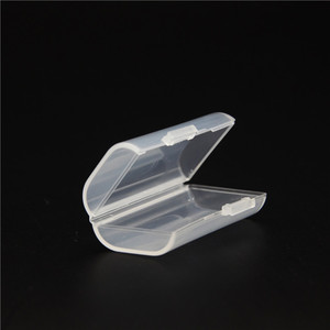 กล่องใส่แบตเตอรี่แบบพกพาสำหรับเอเอเอ 7 2 เซลล์กล่องเก็บของพลาสติกใส - Product Image 1