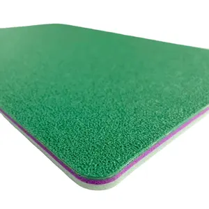 PVC Sport boden plätze Moderner Schutz Indoor Vinyl boden rollen Kunststoff 10 Jahre UV oder TPU Maunsell Sports 8-10 Jahre