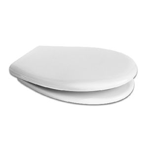 Asiento de Inodoro D031 con Doble Bisagra, Blanco, 48 cm de Largo, 39 cm de Ancho - Product Image 1