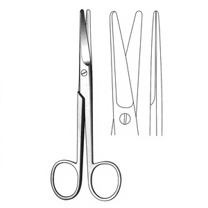 Mayo Scissor 14 cm 5 Inch Manual High-quality Blunt Straight Stainless Steel Reusable Surgical Scissors General Surgery Tissue - Product Image 1