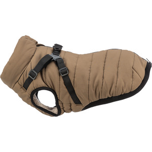 Manteau Harnais d'Hiver Pirou pour Animaux de Compagnie Taille XS 27 cm Couleur Sable - Product Image 1