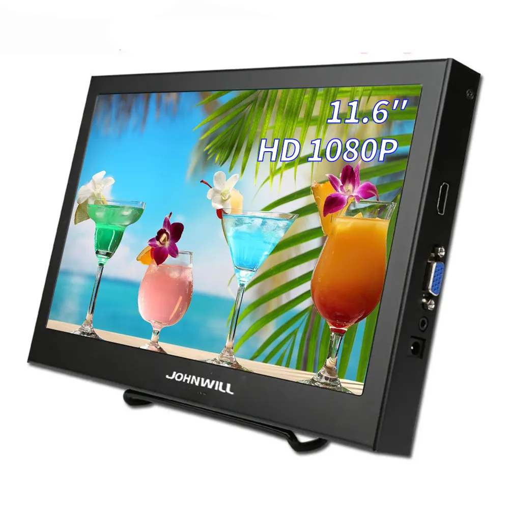 KENOWA 2022 NEW OEM 11.6 13.3 14 15.6 inch FHD portable monitor with vga hdmi for computer monitor