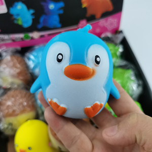 Jouets anti-stress de décompression en TPR de haute qualité, design animaux (grenouille, oiseau, hérisson), promotionnels pour enfants, garçons et filles - Product Image 2