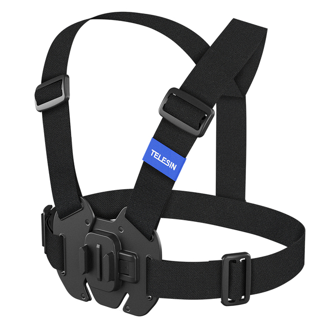 Telesin Universal Phone Vest Style Chest Strap Harness Mount for GoPro Action Cameras and Cellphones