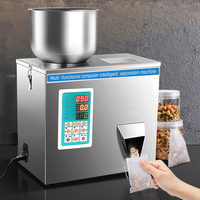 Bouteille Alimentaire Noix Granule Herbes Bonbons Épices Farine Lait Thé café Poudre Semi Auto Poudre Distribution Pesage Machine De Remplissage