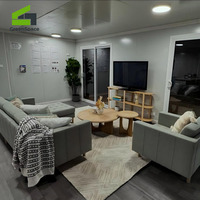 Casa Contenedor Modular Expandible de 20, 30 y 40 pies, Hogar Prefabricado Portátil para Dormitorio Europeo