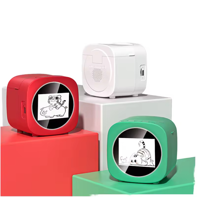 Portable Mini Thermal AI Printer Ai Sticker Printer AI Magic Box Wireless Inkless Sticker Printer for Kids