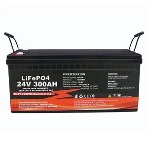 Batería de Litio LiFePO4 de 12V 24V 50Ah-400Ah, Más de 6000 Ciclos Profundos, Celdas de Grado A, BMS con Bluetooth Integrado para Sistemas Solares, RV y Náutica - Product Image 6