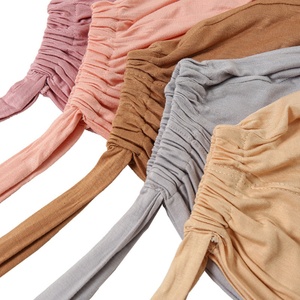 Sous-foulard en coton doux pour femmes musulmanes, hijabs intérieurs, bonnet islamique, turban féminin, chapeau pour femmes MSL010 # - Product Image 4