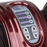 Masseur pour les pieds et les jambes en matériau PU avec contrôle de la minuterie, machine de massage à double usage pour la relaxation musculaire