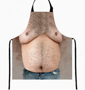<span class=keywords><strong>Tablier</strong></span> de barbecue ajustable 100 % polyester pour homme avec imprimé ventre de papa, cadeau drôle pour la fête des pères, les amateurs de budgies et les fêtes de Noël - Product Image 4