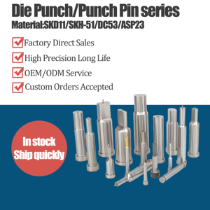 Nhà Máy Giá tùy chỉnh Carbide đục lỗ Punch pins Độ chính xác cao xe khuôn dập công cụ nhà máy trực tiếp Die Punch - Product Image 2