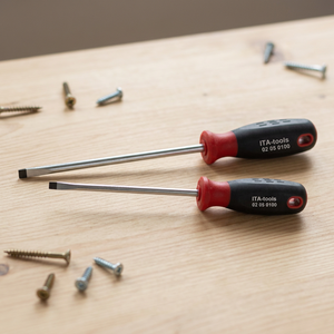 S2 Slotted <b>Screwdriver</b> with 2K grip - Product Image 1