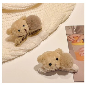 Hot Selling Sweet <b>Cute</b> Design Cartoon <b>Bear</b> Hairpin Exquisite Light Luxury Girl's Hairpins Fashionable Headwear Wholesale - Product Image 3