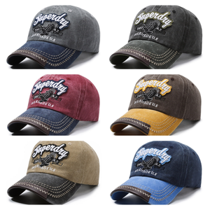 Casquette de baseball unisexe pour grandes têtes, en coton pur lavé, respirante, séchage rapide, pliable, avec broderie de lettres, idéale pour l'extérieur - Product Image 2
