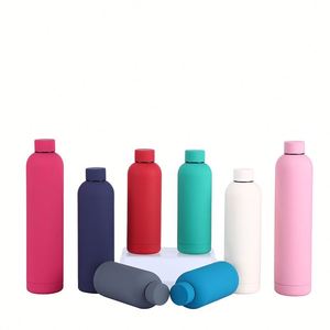 304 Stainless Steel Vacuum <b>Insulated</b> <b>Cup</b> Rubber Finish 6-12 Hours Cold Resistant Modern Minimalist Outdoor Sports Portable - Product Image 4