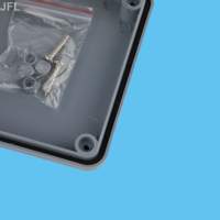 Boîtier de panneau de distribution électrique extérieur étanche IP67 en plastique ABS, couleur personnalisée, pour circuits imprimés et instruments électroniques