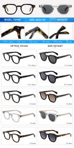 Gafas Ópticas de Acetato de Moda de Lujo OEM, Anti-Luz Azul, Unisex, Montura de Gafas con Bloqueo de Luz Azul de Alta Gama - Product Image 5