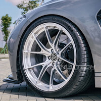 Roue forgée personnalisée monobloc 1 pièce XL Concave profonde Hyper argent brossé poli 5x120 5x112 5x114.3 Jante 17-24 pouces