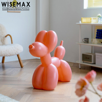 WISEMAX FURNITURE Chaise de lecture en plastique pour enfants, chaise en plastique pour enfants de maternelle, chaise en plastique colorée en forme de ballon pour enfants