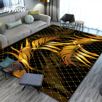 MW tapis Durable velours cristal tapis doré