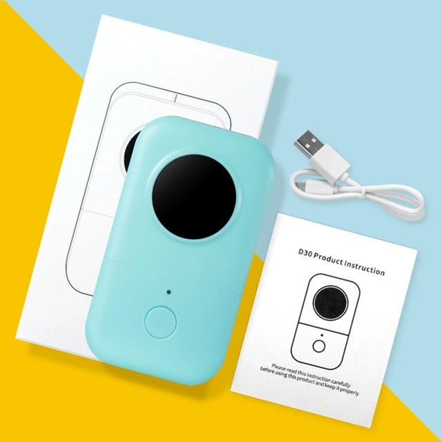 Portable Mini Label Printer Phomemo D30 Label Maker Machine with Thermal Sticker