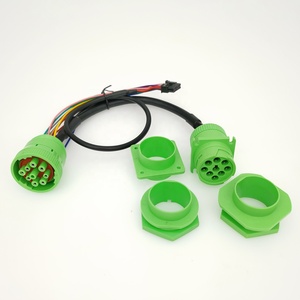 Tùy chỉnh phổ J1939-9Pin ELD Cáp với 4 đa núi chân đế Heavy Duty OBD2 để J1939 9 pin t-harness Kit cho GPS đi thiết bị - Product Image 6