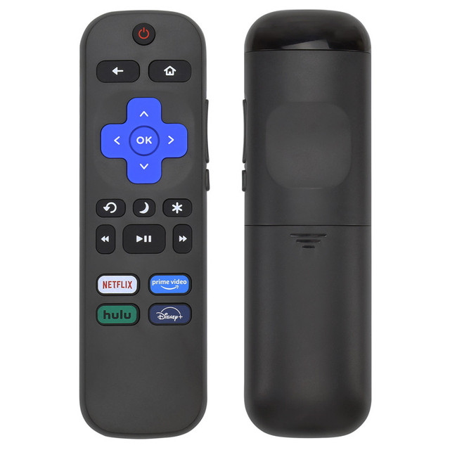Remote Control for All Roku TV, Compatible for TCL Roku/Hisense Roku/Onn Roku Series Smart TVs (Not for Roku Stick and Box)