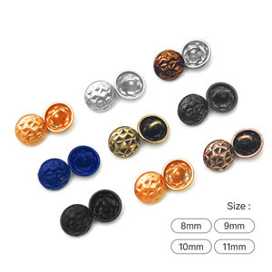 Mini maglia in lega di zinco blazer Coart smoking Custom in metallo abbigliamento cucito gambo 8mm 9mm 10mm 11mm piccolo pulsante per i vestiti - Product Image 3