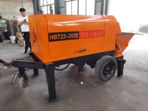 Pompa Beton diesel Pengaduk Beton Jarak Jauh dengan Pompa Mesin Pompa Semen - Product Image 5