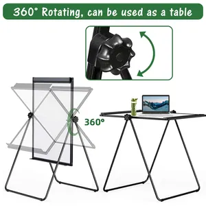 Magnetische Trockenwische-Schnitte Doppelseitiger Flipchart-Schneidentafel tragbare Whiteboard-Ständer Whiteboard