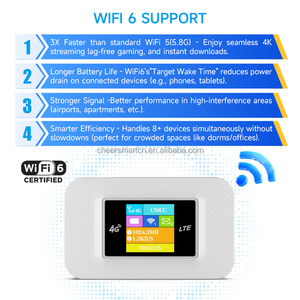 Módem Portátil ChiWay 4G LTE con Ranura para Tarjeta SIM, Router Portátil con Pantalla LED LCD, Hotspot de Bolsillo, Mifis de 300Mbps Wifi para Uso en Exteriores - Product Image 4